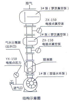 JZJS系列罗茨-水环式真空机组